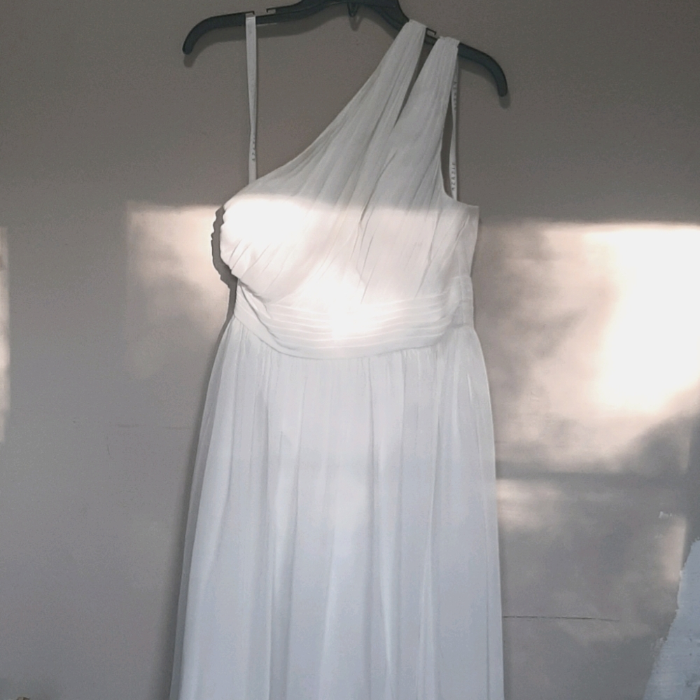 White Bridesmaid Dress